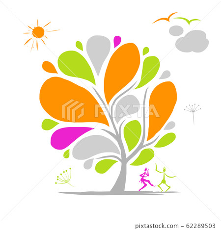 Abstract tree for your design Abstract tree for your design 62289503