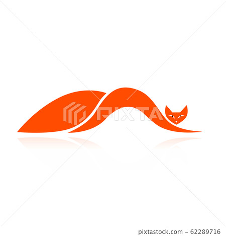 Fox silhouette for your design Fox silhouette for your design 62289716