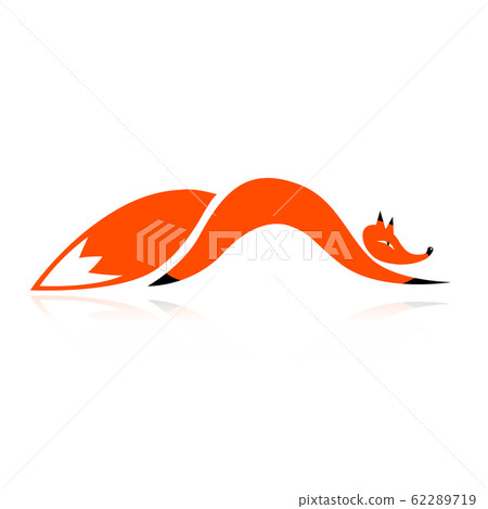 Fox silhouette for your design Fox silhouette for your design 62289719