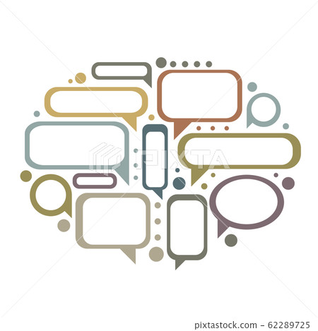 Cloud of frames with place for your text - Stock Illustration [62289725 ...