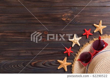 summer holiday beach background with accessories 62290522