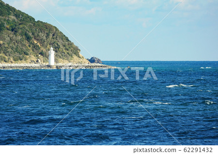 Cape Irago Lighthouse seen from the sailing boat 62291432