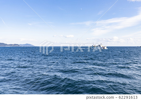 Ferry sailing near Irago Channel Ferry sailing near Irago Channel 62291613
