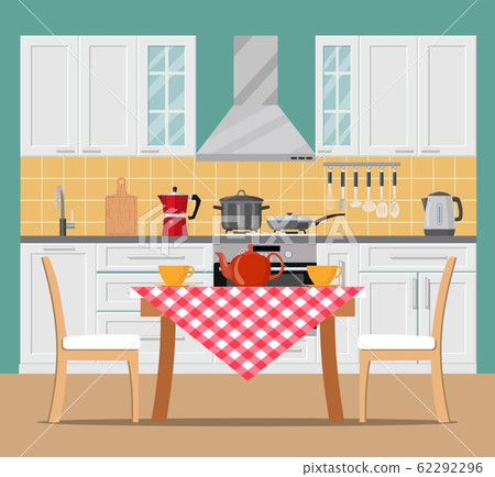 Modern kitchen interior Modern kitchen interior 62292296