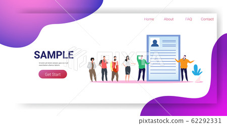 businesspeople candidates standing in line queue to prospective employer business people waiting for interview job employment concept full length horizontal copy space businesspeople candidates standing in line queue to prospective employer business people waiting for interview job employment concept full length horizontal copy space 62292331