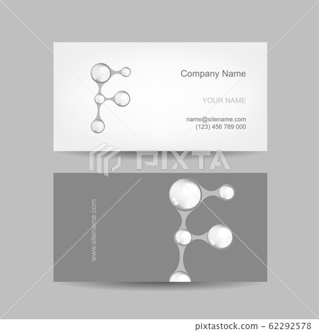 Business card design with letter F Business card design with letter F 62292578