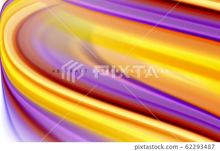 Abstract background - fluid color gradient waves, with dynamic motion line effect. Vector Illustration For Wallpaper, Banner, Background, Card, Book Illustration, landing page 62293487