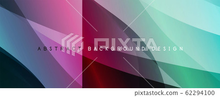 Wave liquid style lines with shadows and light on gradient background Wave liquid style lines with shadows and light on gradient background 62294100
