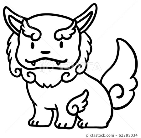 Shisa illustration_2 (line only) Shisa illustration_2 (line only) 62295034
