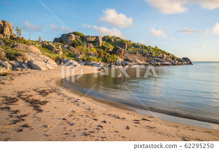 Sunrise at East Woody island the famous beach of Nhulunbuy town of Gove Peninsula, Northern Territory state of Australia. Sunrise at East Woody island the famous beach of Nhulunbuy town of Gove Peninsula, Northern Territory state of Australia. 62295250