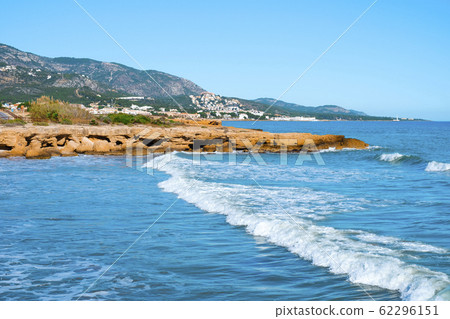 rock formations Moro beach in Alcossebre, Spain 62296151