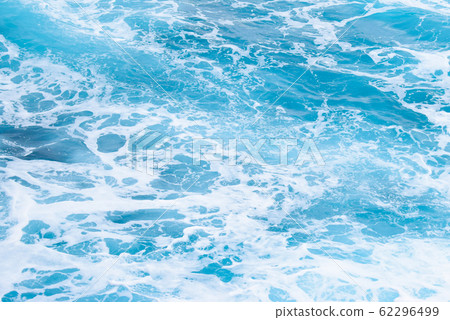 Marble water background, sea wave texture, ocean 62296499