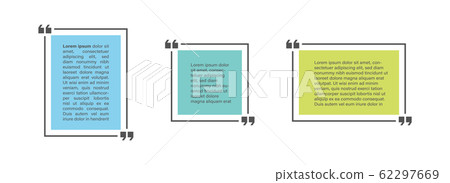 Quote text bubble or note, box or template. Quote text bubble or note, box or template. 62297669