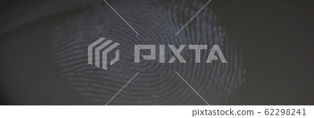 Fingerprint mark on clear glass as crime evidence Fingerprint mark on clear glass as crime evidence 62298241