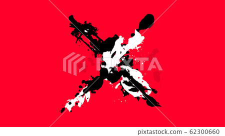 X sign brush elements abstract X sign brush elements abstract 62300660