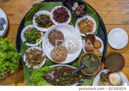 Selection of various Shan style dishes in Myanmar Selection of various Shan style dishes in Myanmar 62300824