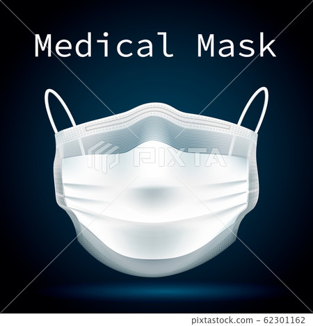 medical mask front 62301162