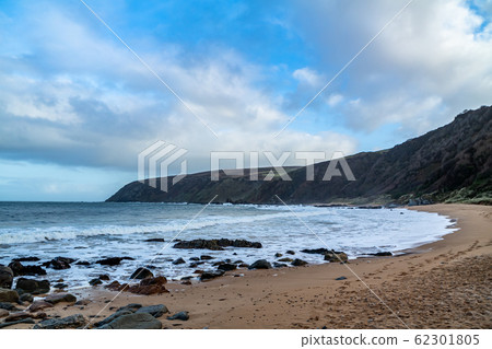 Kinnagoe bay in County Donegal, Inishowen has an extraordinary selection of colourful stones- Ireland Kinnagoe bay in County Donegal, Inishowen has an extraordinary selection of colourful stones- Ireland 62301805