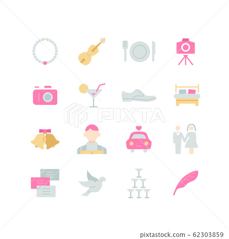 wedding, bridal, icon 62303859