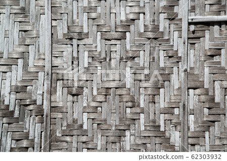 Old bamboo wood walls background and texture made of bamboo wood. Old bamboo wood walls background and texture made of bamboo wood. 62303932