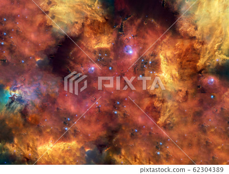 A colourful star forming region somewhere in deep A colourful star forming region somewhere in deep 62304389