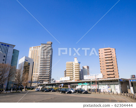 名古屋市JR千草站車站廣場冬天2月 名古屋市JR千草站車站廣場冬天2月 62304444