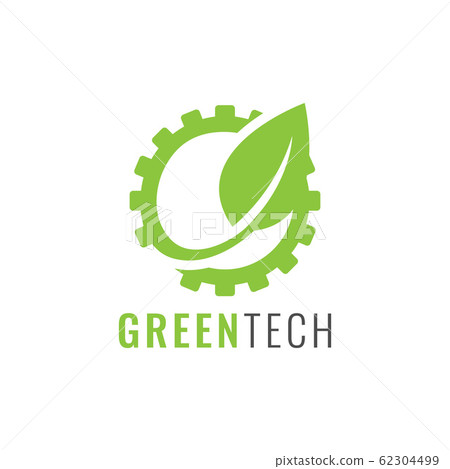 Green eco technology logo Green eco technology logo 62304499