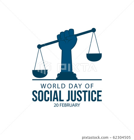 World day social justice vector image 62304505