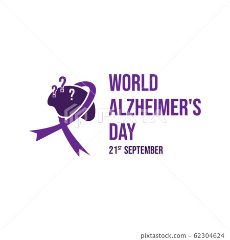 World Alzheimer's Day vector icon illustration World Alzheimer's Day vector icon illustration 62304624