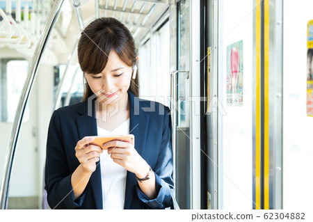 Commuter Female Train Station Business Woman Photography Cooperation: Keio Electric Railway Co., Ltd. 62304882