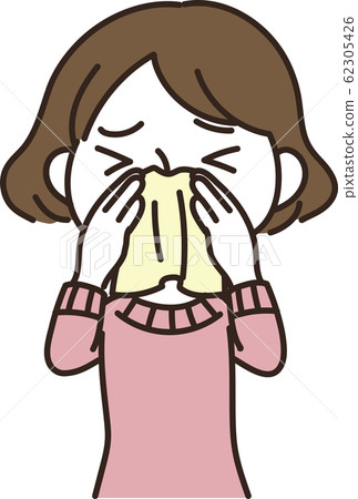 Cough etiquette woman 2 62305426