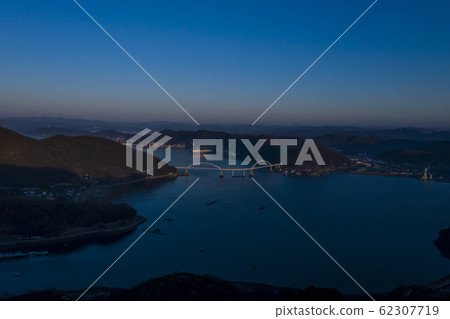 福山市海上城鎮日出 福山市海上城鎮日出 62307719