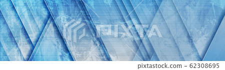 Blue grunge abstract tech vector background 62308695