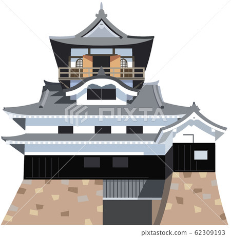 Inuyama castle image tourist spot illustration icon Inuyama castle image tourist spot illustration icon 62309193
