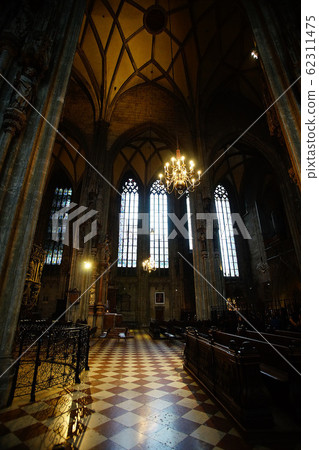 Empty St. Stephen's Cathedral interior Empty St. Stephen's Cathedral interior 62311475