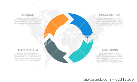 Set of orange, blue, turquoise and gray elements for infographic with world map presentation slides. Set of orange, blue, turquoise and gray elements for infographic with world map presentation slides. 62312169