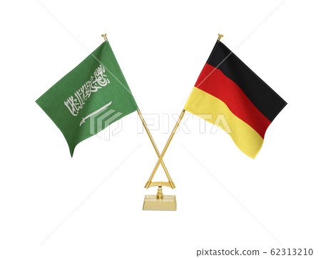 Table flags of two countries 62313210