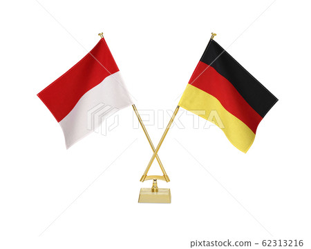 Table flags of two countries 62313216