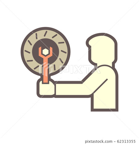 technician car icon 62313355