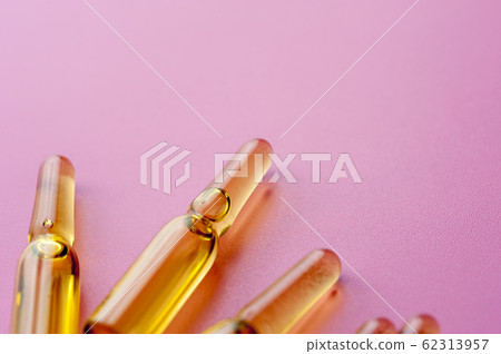 Close-up glass ampoules with medicine Close-up glass ampoules with medicine 62313957
