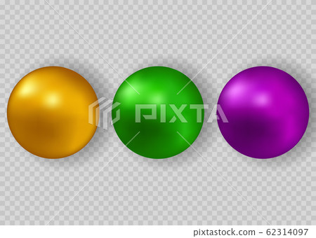Green beads vector 62314097
