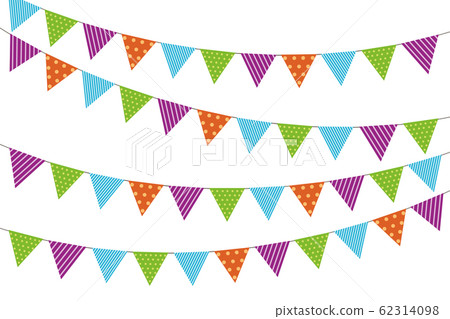 Buntings flags garlands 62314098