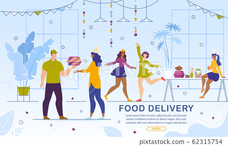 Food Delivery for Girls Hen-Party Online Service 62315754