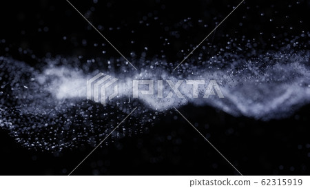 Plexus of abstract glow dots 62315919