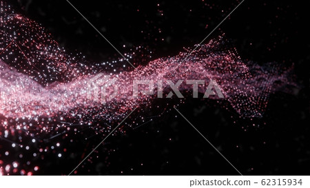 Plexus of abstract glow dots 62315934