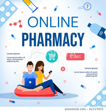Online Pharmacy Drugstore Medical Care Webpage 62315935