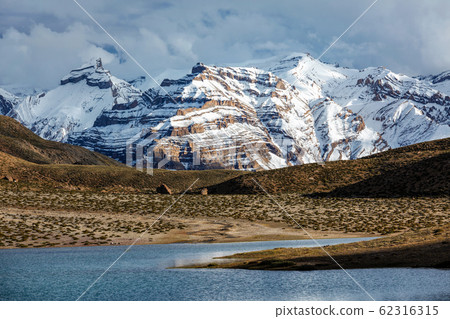 Dhankar Lake. Spiti Valley, Himachal Pradesh, India 62316315