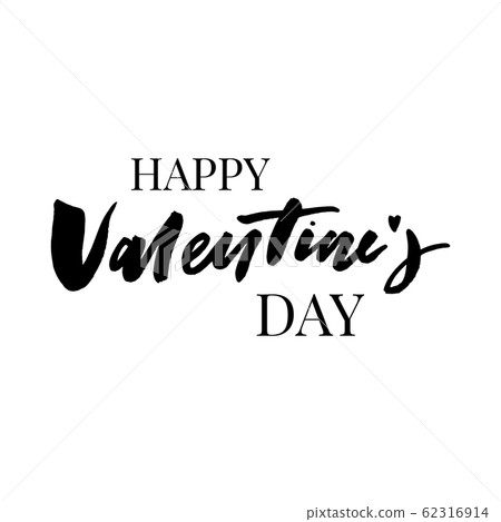 Valentine poster, card, label, banner letter 62316914