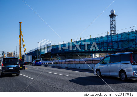Route 254 bypass construction Bridge at Shimonamihata intersection 2020.02 a 62317012