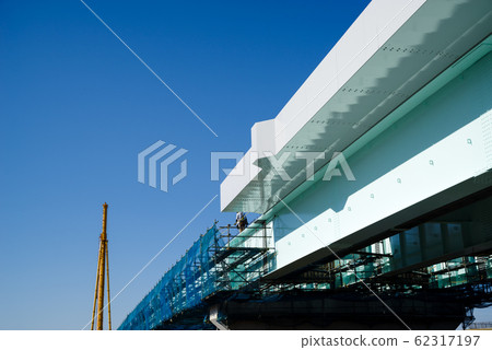 Route 254 bypass construction Bridge at Shimonamihata intersection 2020.02 e-2 62317197